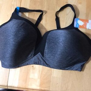 NWT Black/ Grey Bra 40DD